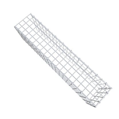 Gavión complementario de tipo 4 100 cm x 30 cm x 20 cm (L x A x P), malla 5 cm x 10 cm, anillo en C