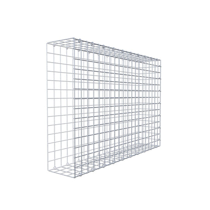 Mounted gabion type 2 100 cm x 70 cm x 20 cm (L x H x D), mesh size 5 cm x 5 cm, C-ring