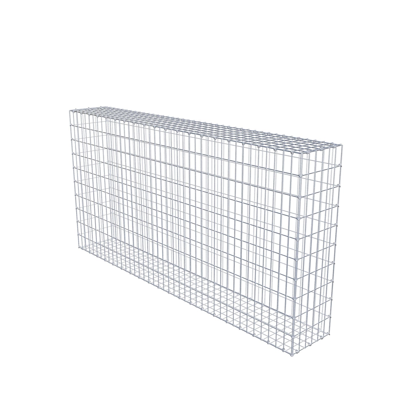 Gabbione 200 cm x 100 cm x 30 cm (L x H x P), maglia 5 cm x 10 cm, anello a C