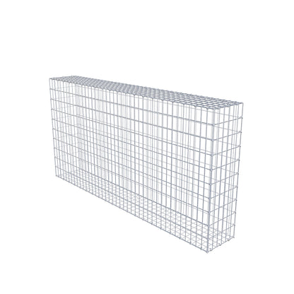 Gabbione 200 cm x 100 cm x 30 cm (L x H x P), maglia 5 cm x 10 cm, anello a C