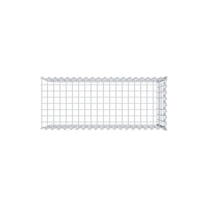 Gabião tipo 4 100 cm x 50 cm x 40 cm (C x A x P), malhagem 5 cm x 10 cm, espiral