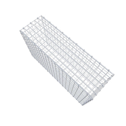 Gabion 100 cm x 60 cm x 30 cm (L x H x D), maskstorlek 5 x 5 cm, spiralring