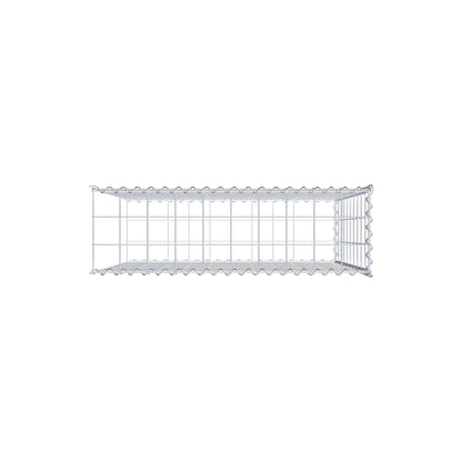 Gabião tipo 2 100 cm x 100 cm x 30 cm (C x A x P), malhagem 10 cm x 10 cm, espiral
