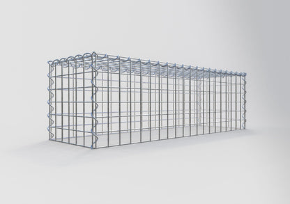 Gabião Tipo 3 100 cm x 30 cm x 30 cm (C x A x P), malhagem 5 cm x 5 cm, espiral