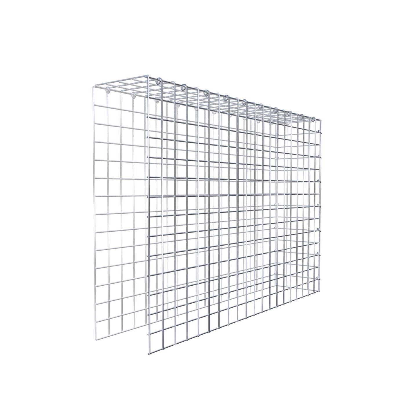 Opzetpaal type 4 100 cm x 70 cm x 20 cm (L x H x D), maaswijdte 5 cm x 5 cm, C-ring