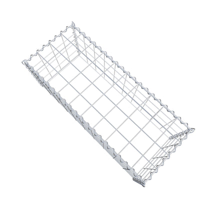 Add-on schanskorf type 3 100 cm x 40 cm x 40 cm (L x H x D), maaswijdte 10 cm x 10 cm, spiraal