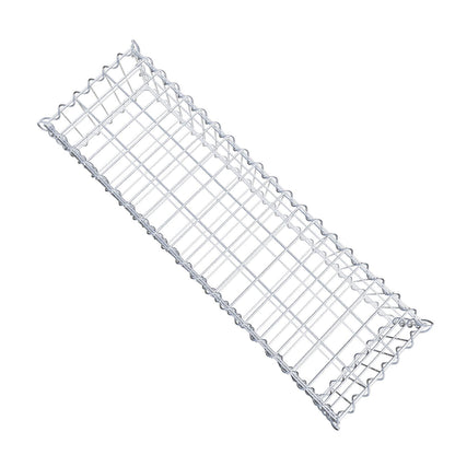 Gabião 100 cm x 20 cm x 30 cm (C x A x P), malhagem 5 cm x 10 cm, espiral