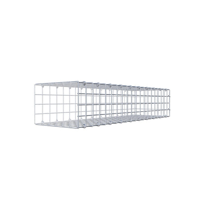 Anbaugabione Typ 2 100 cm x 20 cm x 30 cm (L x H x T), Maschenweite 5 cm x 5 cm, C-Ring