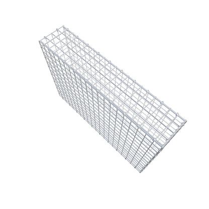 Gabion 100 cm x 70 cm x 20 cm (L x H x D), maskestørrelse 5 cm x 5 cm, C-ring