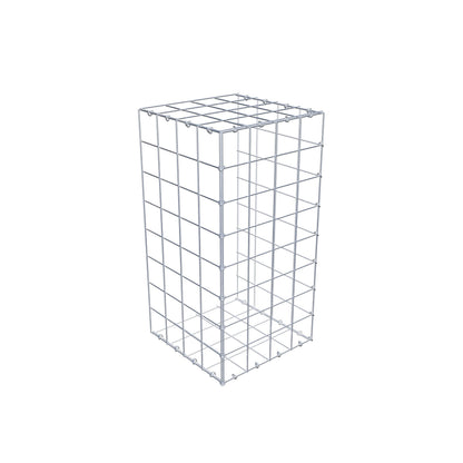 Gabião Tipo 2 80 cm x 40 cm x 40 cm (C x A x P), malhagem 10 cm x 10 cm, anel C