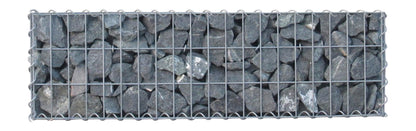 Gabion 100 cm x 30 cm x 30 cm (L x H x D), maskstorlek 5 cm x 10 cm, spiral