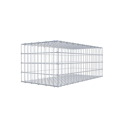 Gabione 100 cm x 40 cm x 50 cm (L x H x T), Maschenweite 5 cm x 10 cm, C-Ring