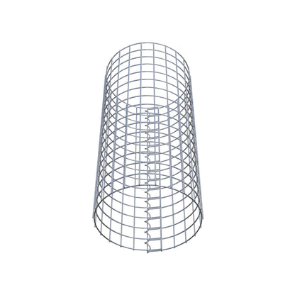 Gabionensäule rund 37 cm Durchmesser, 80 cm Höhe, Maschenweite 5 cm x 5 cm