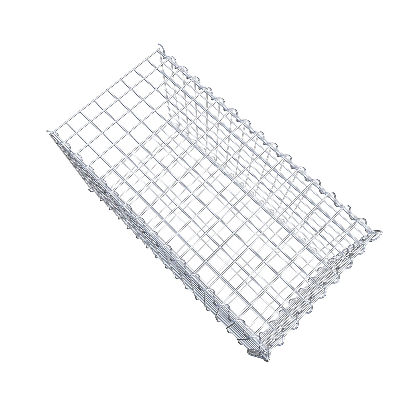 Gavión complementario tipo 2 80 cm x 40 cm x 40 cm (L x A x P), malla 5 cm x 5 cm, espiral