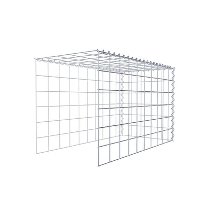 Gabião tipo 4 100 cm x 60 cm x 50 cm (C x A x P), malhagem 10 cm x 10 cm, espiral