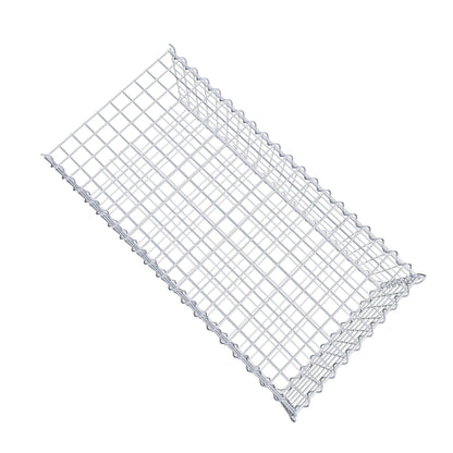 Gabião tipo 2 100 cm x 30 cm x 50 cm (C x A x P), malhagem 5 cm x 5 cm, espiral