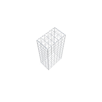 Gabião 100 cm x 30 cm x 50 cm (C x A x P), malhagem 10 cm x 10 cm, anel C
