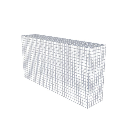 Gabião Tipo 3 200 cm x 100 cm x 40 cm (C x A x P), malhagem 5 cm x 5 cm, anel C