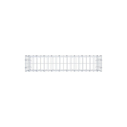 Gabião 100 cm x 50 cm x 20 cm (C x A x P), malhagem 5 x 10 cm, anel espiral