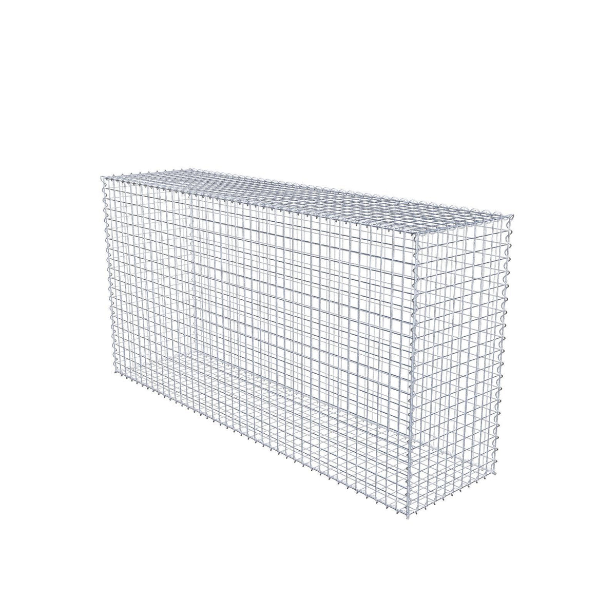 Gabion 200 cm x 100 cm x 50 cm (L x H x P), mailles 5 cm x 5 cm, spirale
