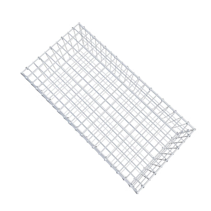 Gabion 100 cm x 30 cm x 50 cm (L x H x D), maskstorlek 5 cm x 10 cm, C-ring
