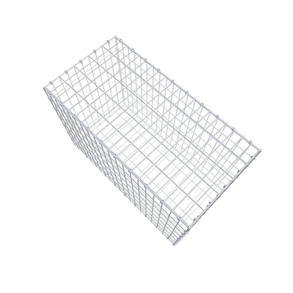 Gabião 100 cm x 70 cm x 50 cm (C x A x P), malhagem 5 x 10 cm, anel espiral