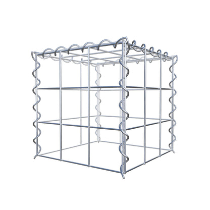 Gabião tipo 3 30 cm x 30 cm x 30 cm (C x A x P), malhagem 10 cm x 10 cm, espiral