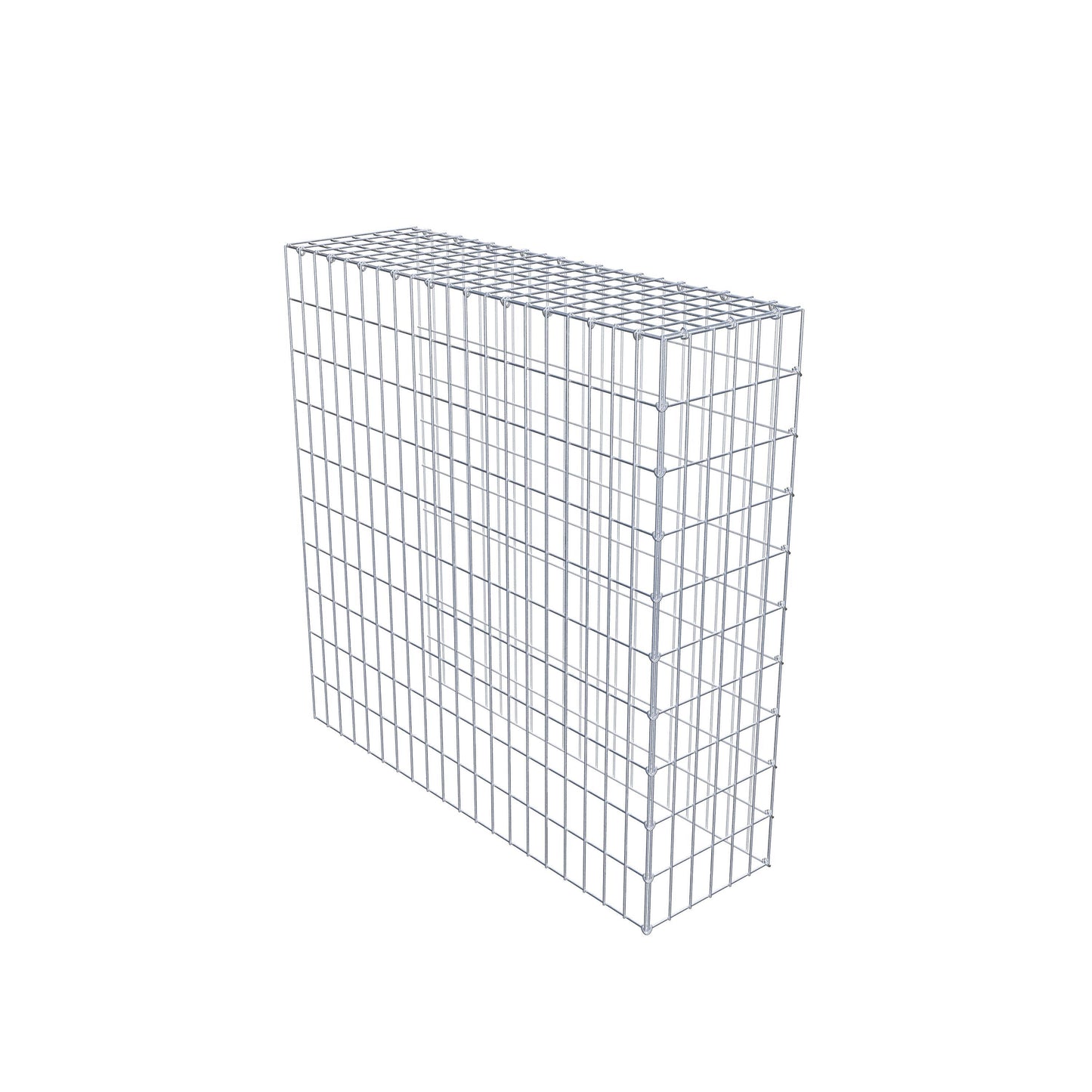 Gabião Tipo 4 100 cm x 100 cm x 30 cm (C x A x P), malhagem 5 cm x 10 cm, anel C