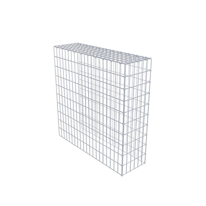 Gabião Tipo 4 100 cm x 100 cm x 30 cm (C x A x P), malhagem 5 cm x 10 cm, anel C