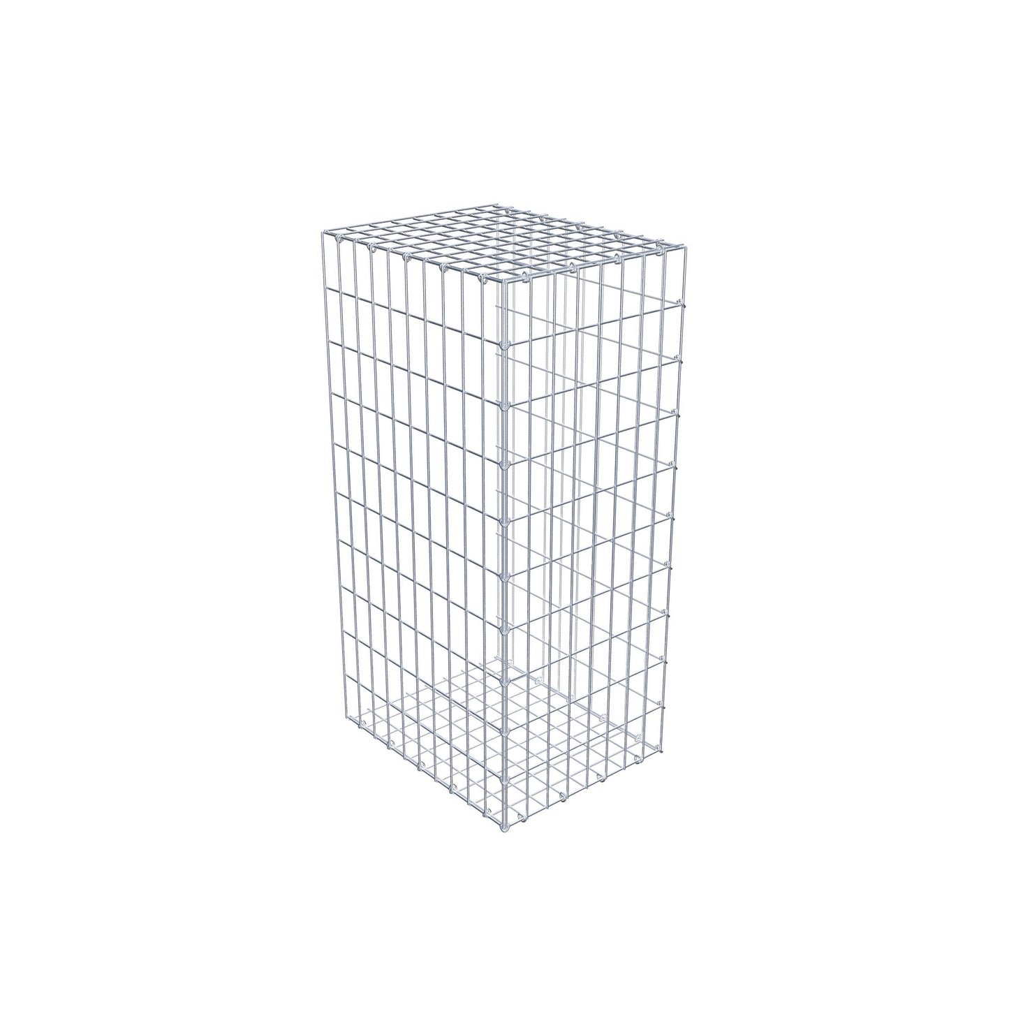 Gabião tipo 2 100 cm x 50 cm x 40 cm, malhagem 5 cm x 10 cm, anel C