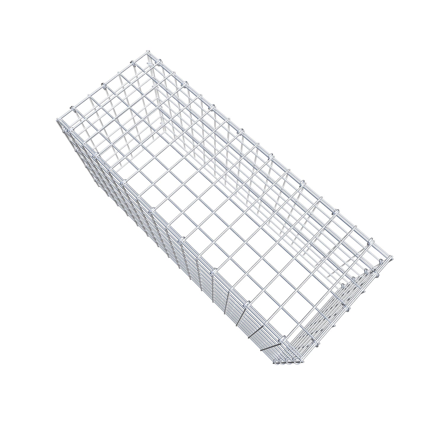 Type 3 oplegkorf 80 cm x 40 cm x 30 cm (L x H x D), maaswijdte 5 cm x 5 cm, C-ring