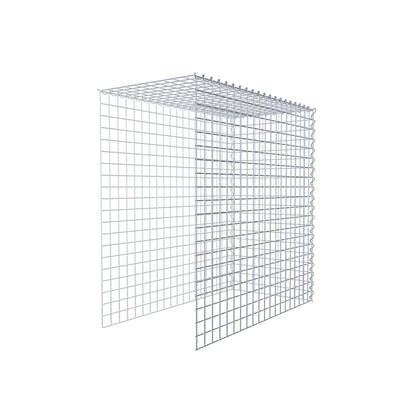 Gabião tipo 4 100 cm x 100 cm x 50 cm (C x A x P), malhagem 5 cm x 5 cm, espiral