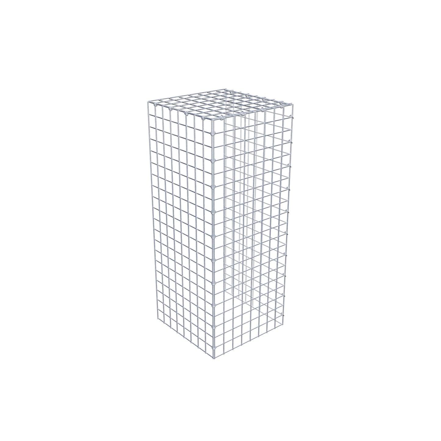 Gabião Tipo 4 100 cm x 40 cm x 40 cm (C x A x P), malhagem 5 cm x 5 cm, anel C