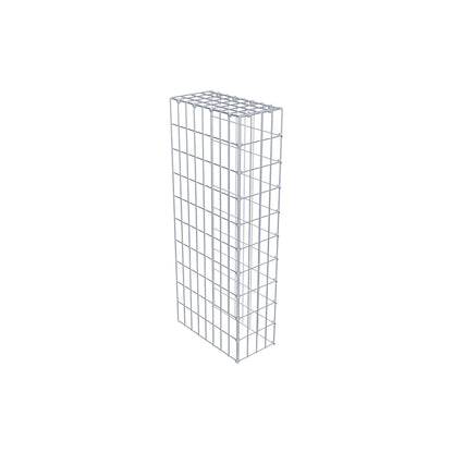 Gabião Tipo 4 100 cm x 40 cm x 20 cm (C x A x P), malhagem 5 cm x 10 cm, anel C