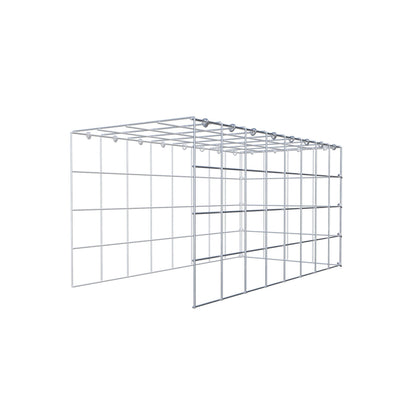 Gabião Tipo 4 80 cm x 40 cm x 40 cm (C x A x P), malhagem 10 cm x 10 cm, anel C