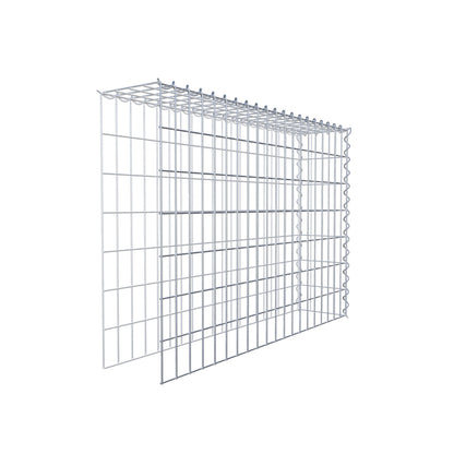Gabião Tipo 4 100 cm x 70 cm x 20 cm (C x A x P), malhagem 5 cm x 10 cm, espiral