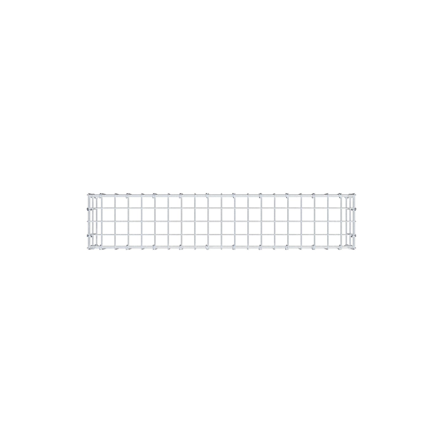 Anbaugabione Typ 3 100 cm x 20 cm x 20 cm (L x H x T), Maschenweite 5 cm x 10 cm, C-Ring