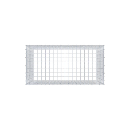 Anbaugabione Typ 3 100 cm x 70 cm x 50 cm (L x H x T), Maschenweite 5 cm x 5 cm, C-Ring