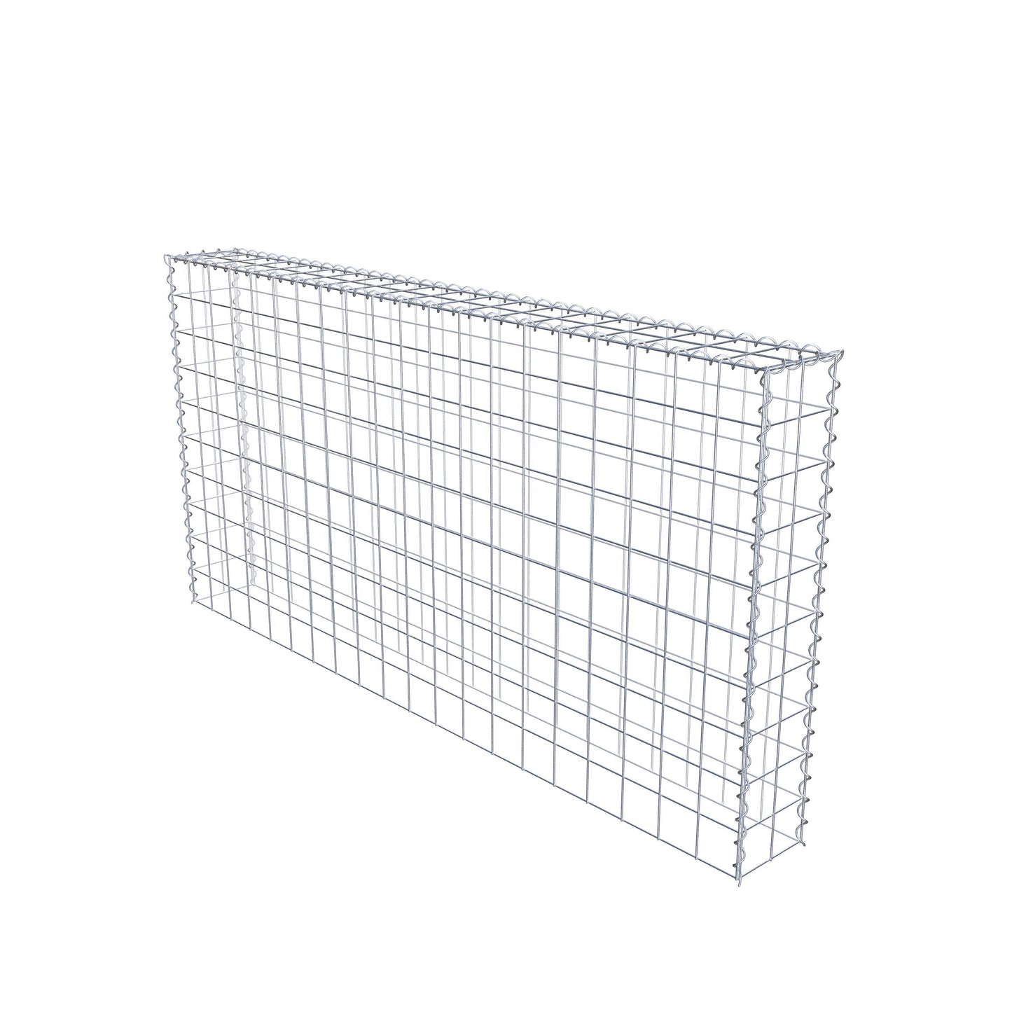 Opvokset gabion type 3 200 cm x 100 cm x 20 cm (L x H x D), maskestørrelse 10 cm x 10 cm, spiral