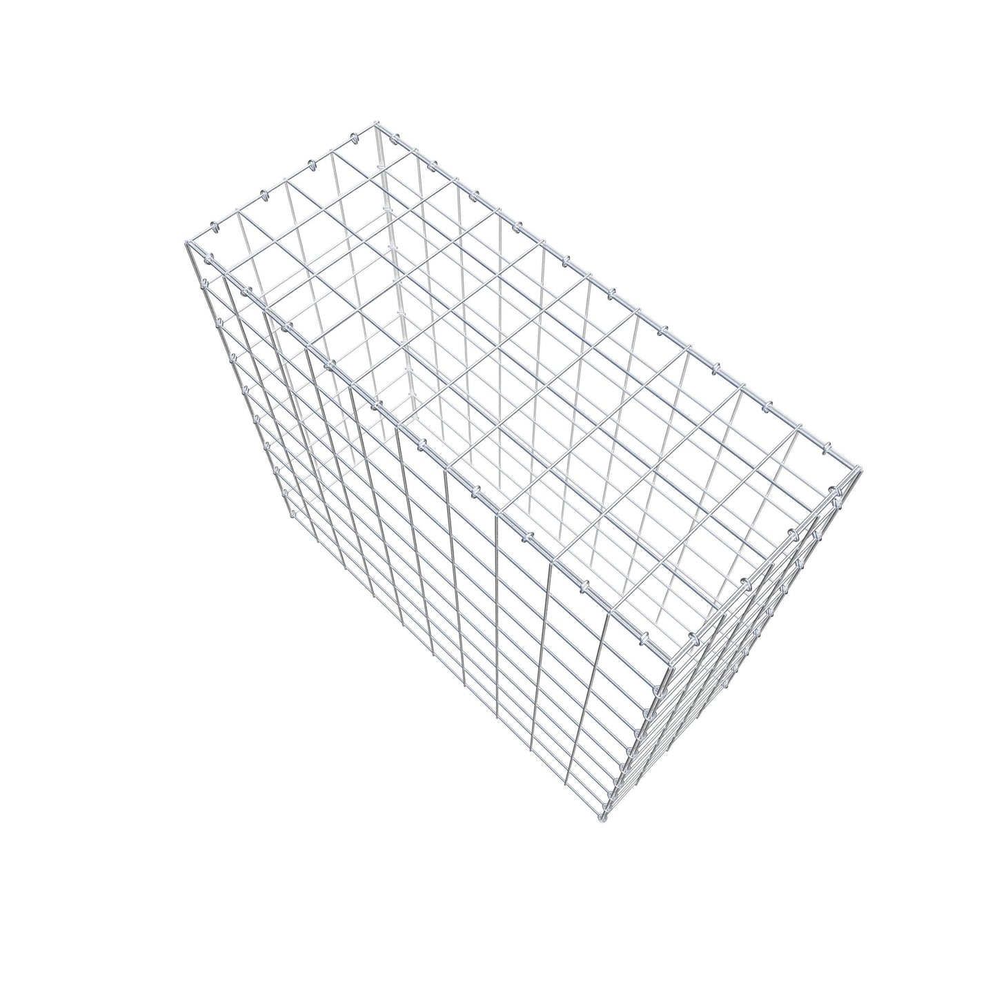 Anbaugabione Typ 3 100 cm x 90 cm x 40 cm (L x H x T), Maschenweite 10 cm x 10 cm, C-Ring