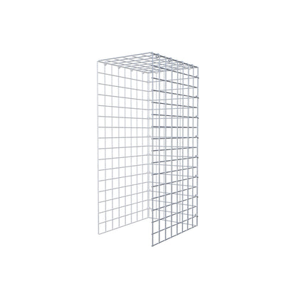 Gabião Tipo 4 80 cm x 40 cm x 30 cm (C x A x P), malhagem 5 cm x 5 cm, anel C