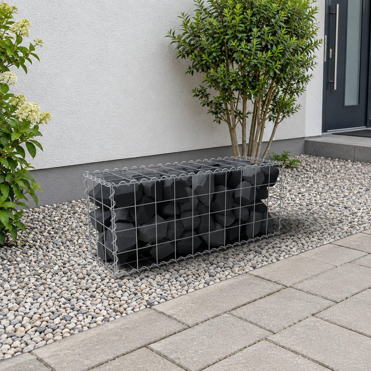 Gabion 100 cm x 40 cm x 30 cm (L x H x D), mesh size 10 cm x 10 cm, spiral