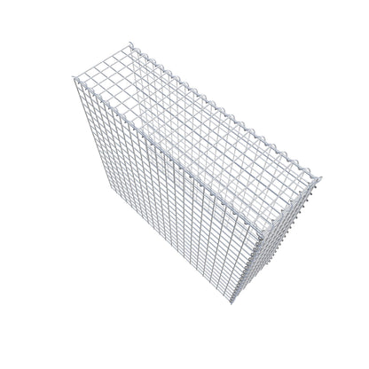 Påväxt gabion typ 4 100 cm x 90 cm x 30 cm (L x H x D), maskstorlek 5 cm x 5 cm, spiral
