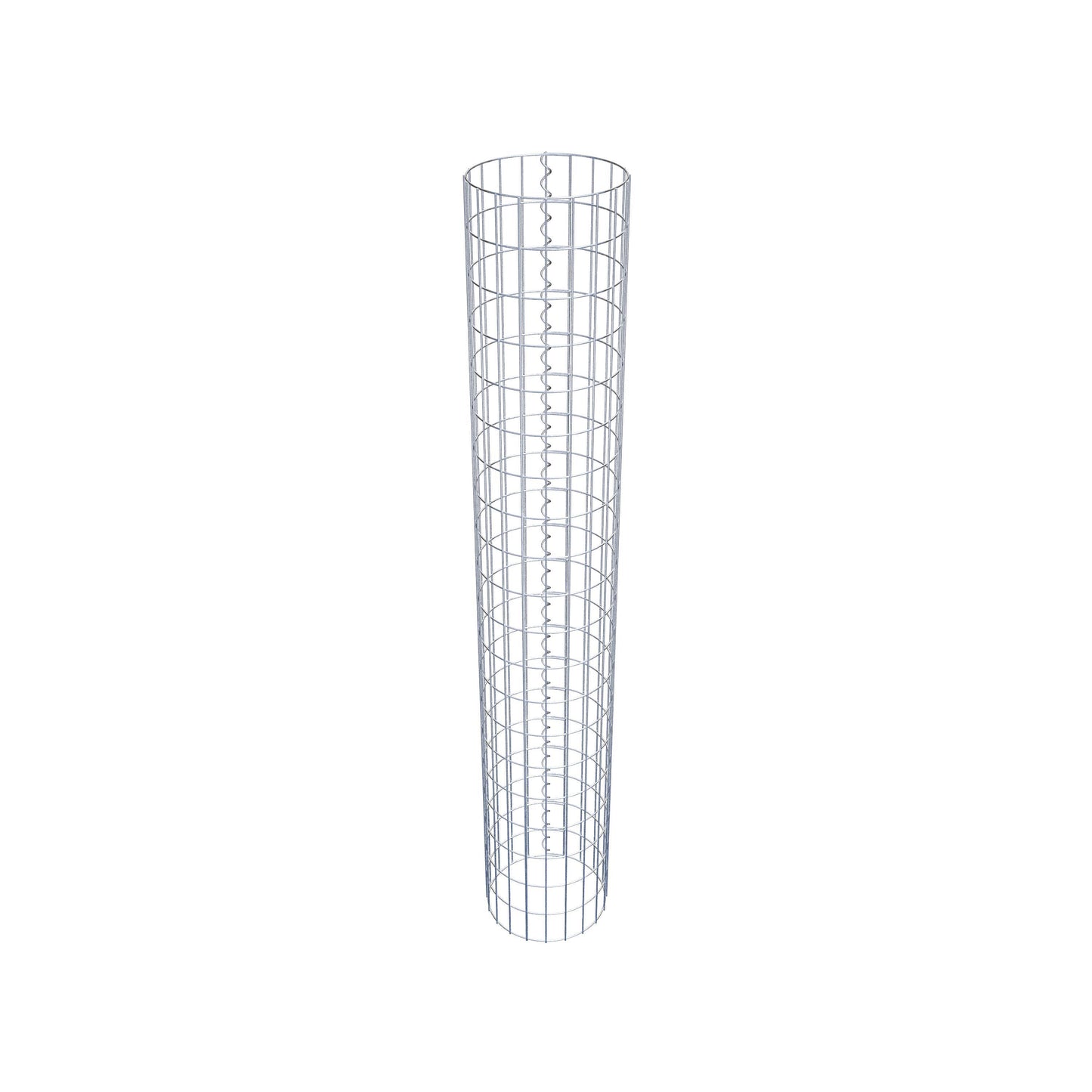 Gabionensäule rund 32 cm Durchmesser, 200 cm Höhe, Maschenweite 5 cm x 10 cm