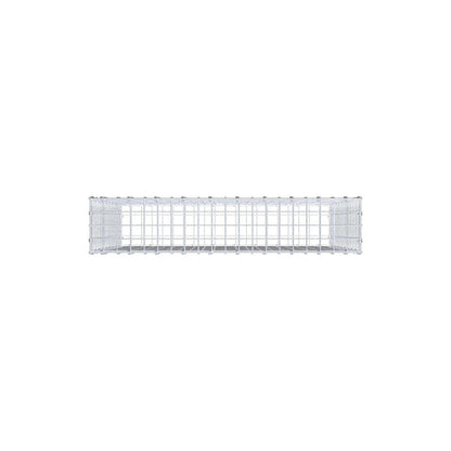 Gabion 100 cm x 90 cm x 20 cm (L x H x P), mailles 5 x 5 cm, anneau en spirale