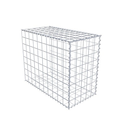 Gabião tipo 2 100 cm x 80 cm x 50 cm (C x A x P), malhagem 10 cm x 10 cm, espiral
