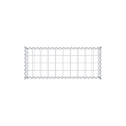 Gabion 100 cm x 20 cm x 40 cm (L x H x D), maskestørrelse 10 cm x 10 cm, spiral