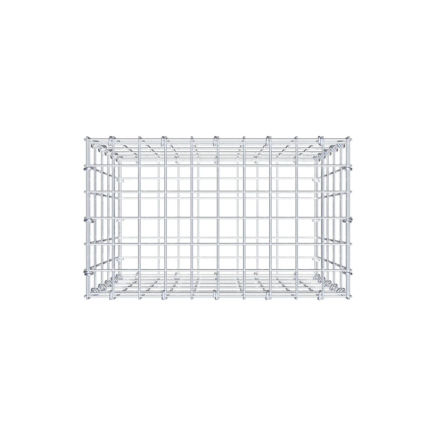 Gabione 50 cm x 50 cm x 30 cm (L x H x T), Maschenweite 5 cm x 10 cm, C-Ring
