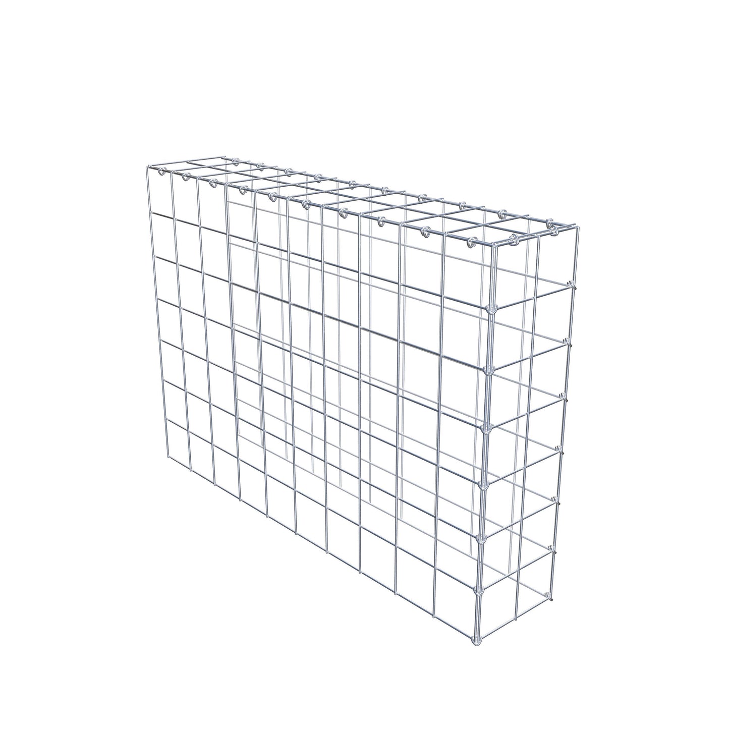 Gabião Tipo 4 100 cm x 70 cm x 20 cm (C x A x P), malhagem 10 cm x 10 cm, anel C