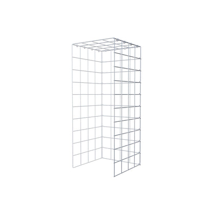 Monteret gabion type 4 100 cm x 40 cm x 40 cm (L x H x D), maskestørrelse 10 cm x 10 cm, C-ring